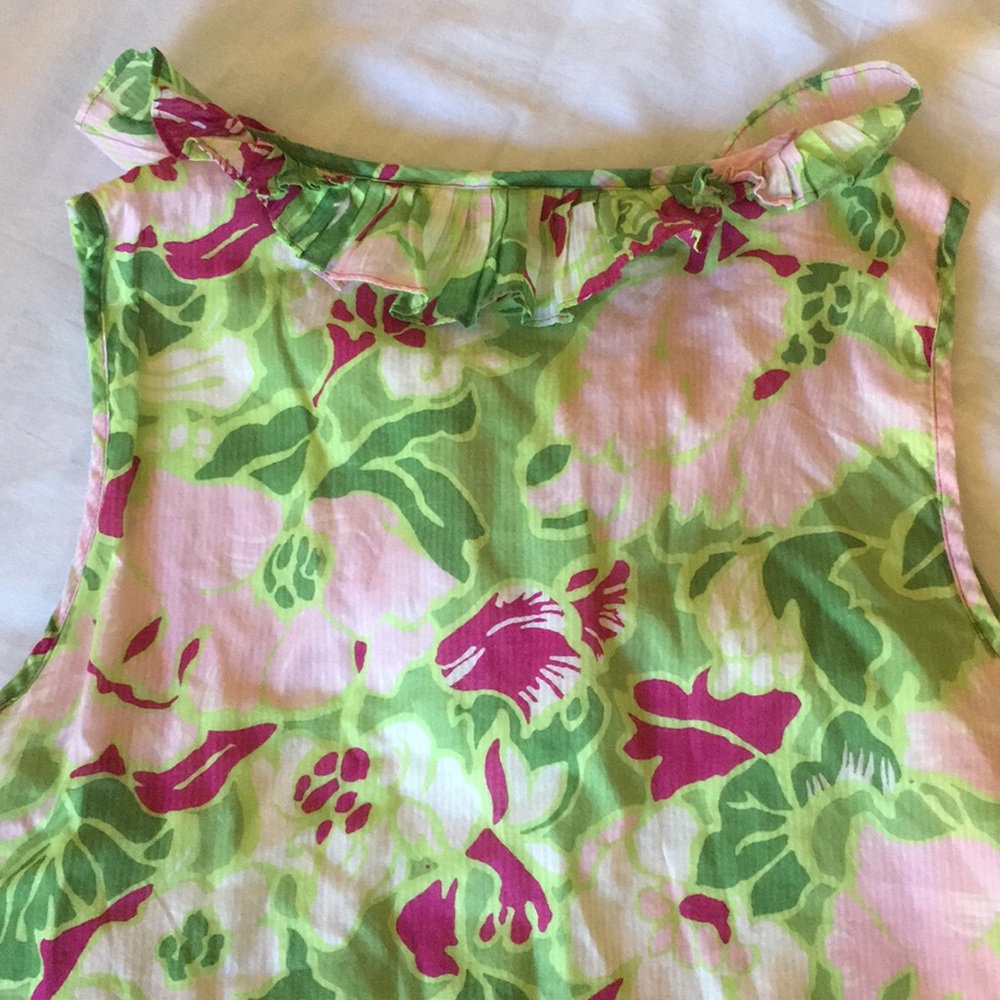 Talbots Ruffles Floral Blouse - Picture 5 of 7